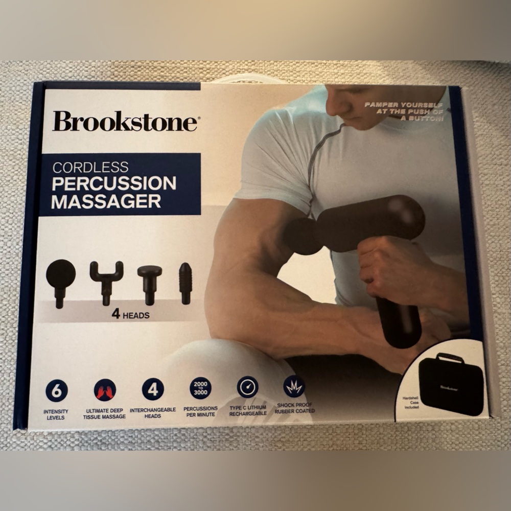 Brookstone Cordless Percussion Massager